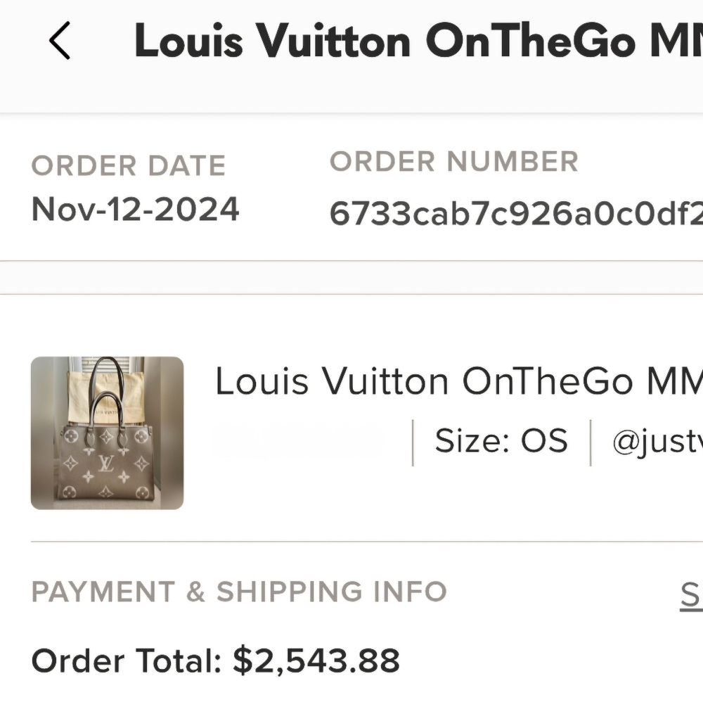 Louis Vuitton Giant Monogram Empreinte Tourterelle Onthego MM - Picture 15 of 15